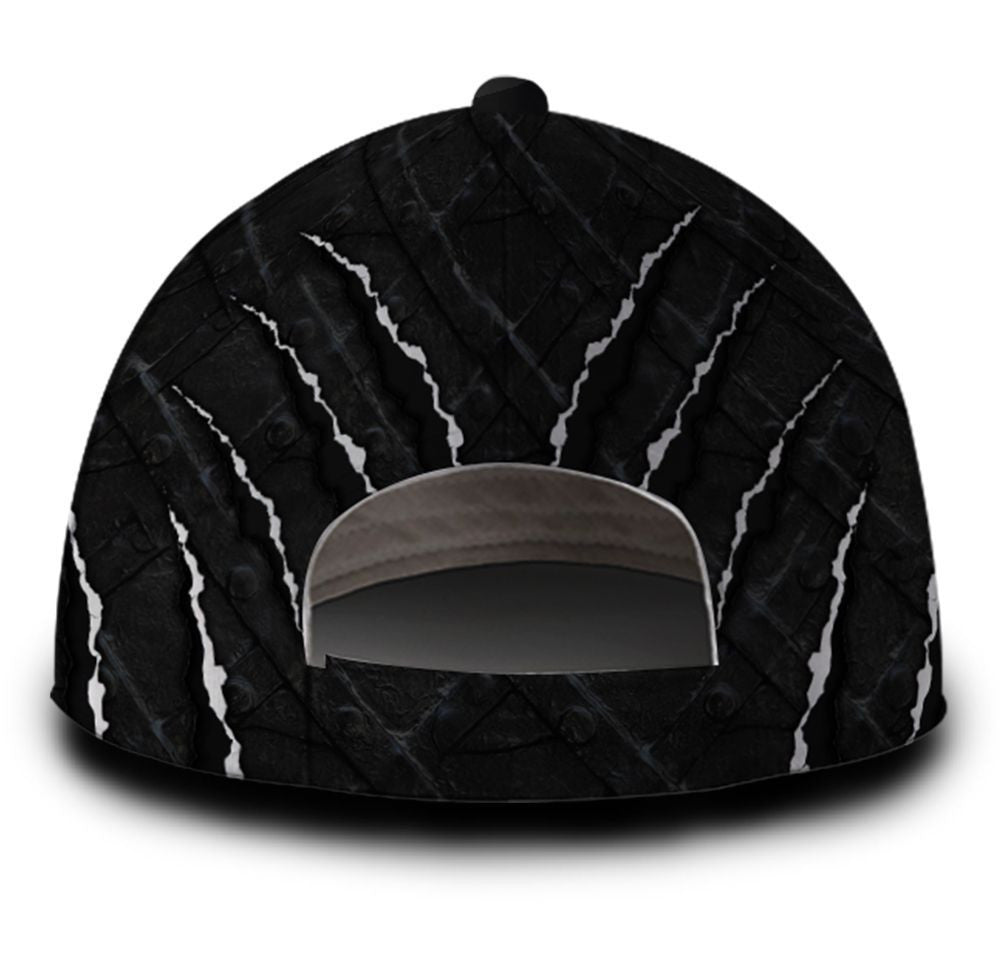 Personalized Custom Name Gray Wolf Cap