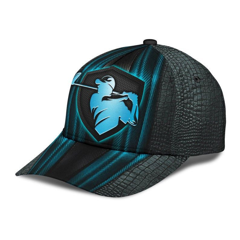 Golf Blue Carbon Modern Hat Classic Cap 3D, Human Cap, Trending Cap, American Cap Hat Classic Cap