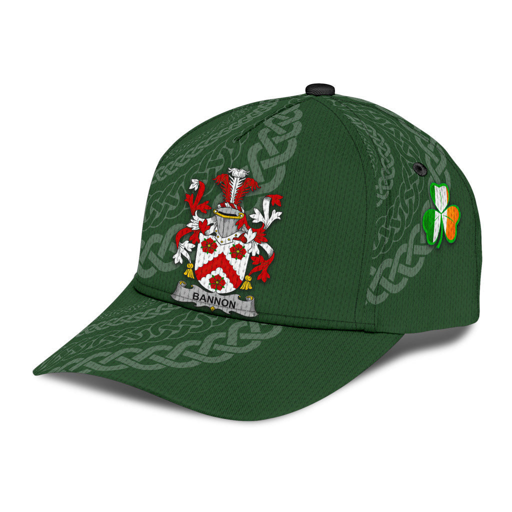 Bannon Coat Of Arms Ii Irisharms - Irish Family Crest St Patrick'S Day Hat Classic Cap