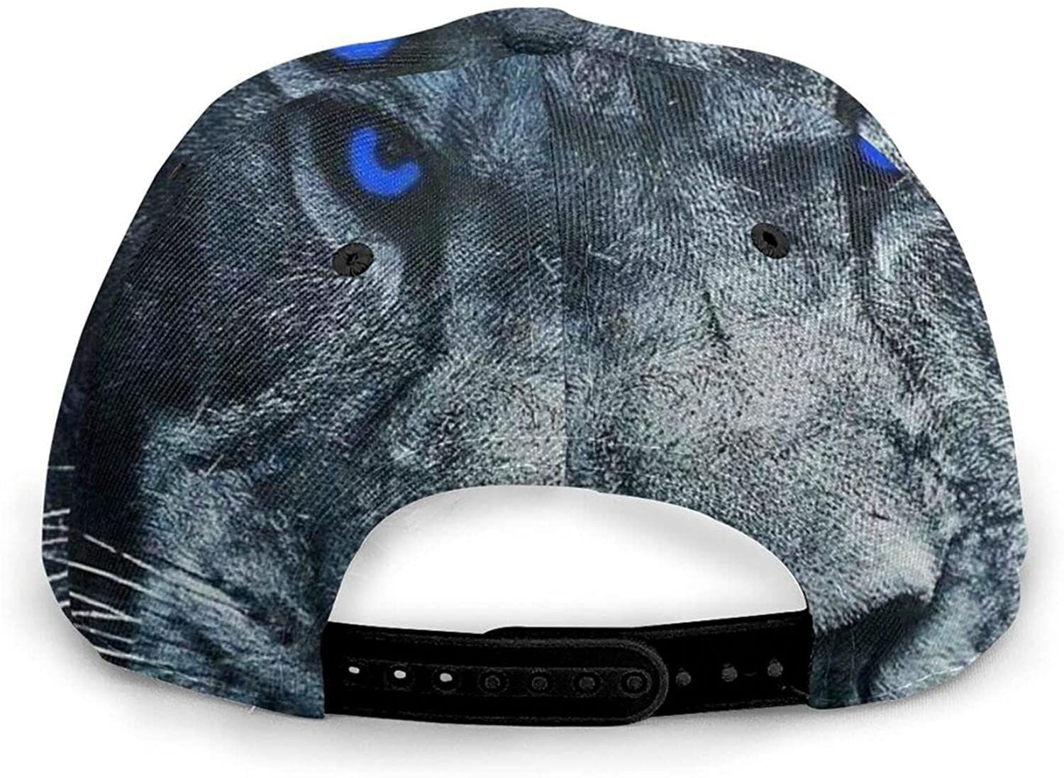 Lion With Blue Eyes Classic Baseball 3D Cap Adjustable Twill Sports Dad Hats