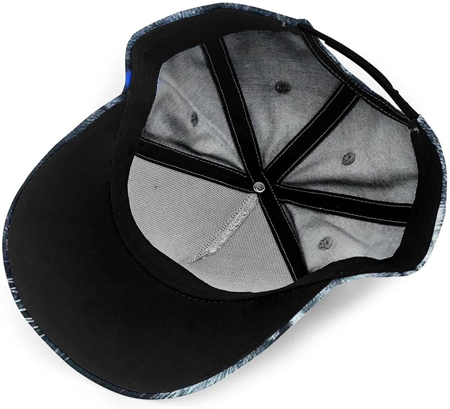 Lion With Blue Eyes Classic Baseball 3D Cap Adjustable Twill Sports Dad Hats