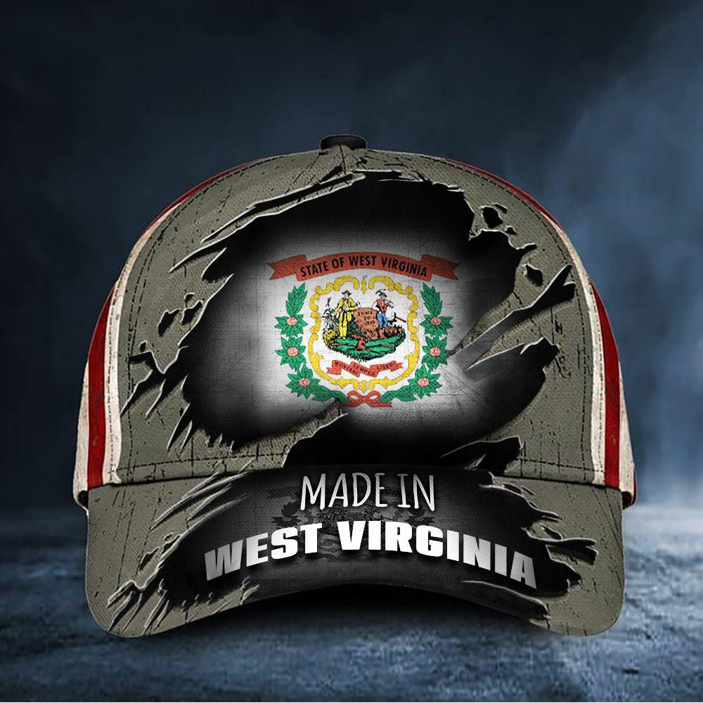 Made In West Virginia State Of West Virginia Hat Classic Cap
