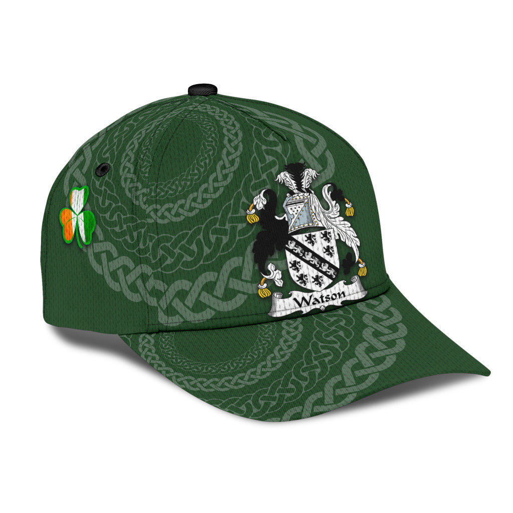 Watson Coat Of Arms - Irish Family Crest St Patrick'S Day Hat Classic Cap