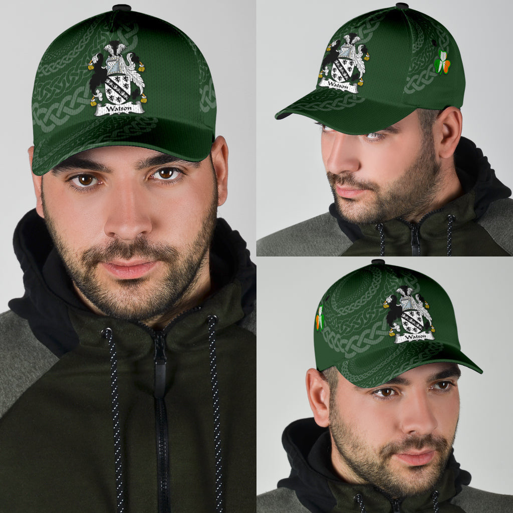 Watson Coat Of Arms - Irish Family Crest St Patrick'S Day Hat Classic Cap