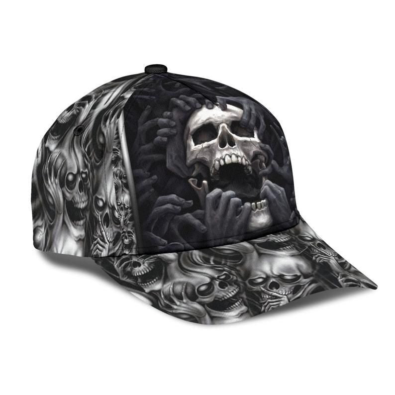 Skull Hat Classic Cap 3D, Human Cap 3D, Classical Cap, Gift For Women And Men Cap
