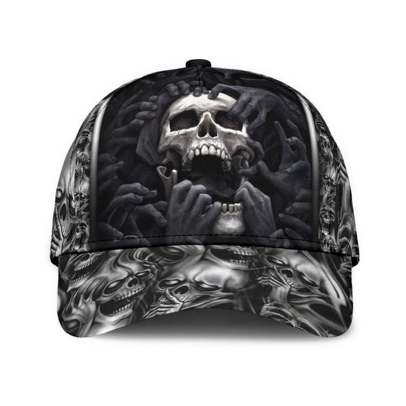 Skull Hat Classic Cap 3D, Human Cap 3D, Classical Cap, Gift For Women And Men Cap