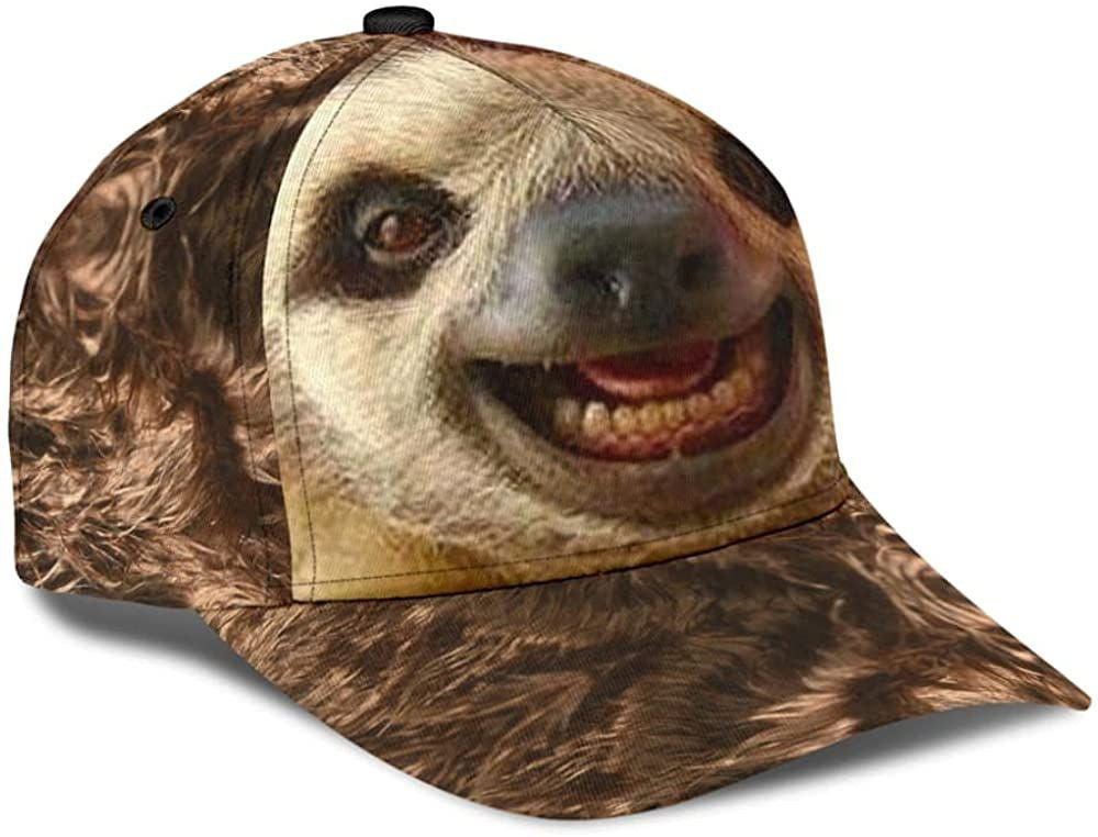 Sloth Face Style Lovely Cute Simple And Beautiful 3D Printed Unisex Hat Classic Cap
