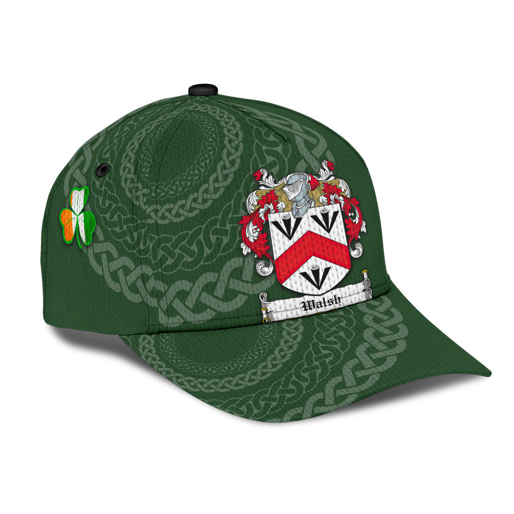 Walsh Coat Of Arms - Irish Family Crest St Patrick'S Day Hat Classic Cap