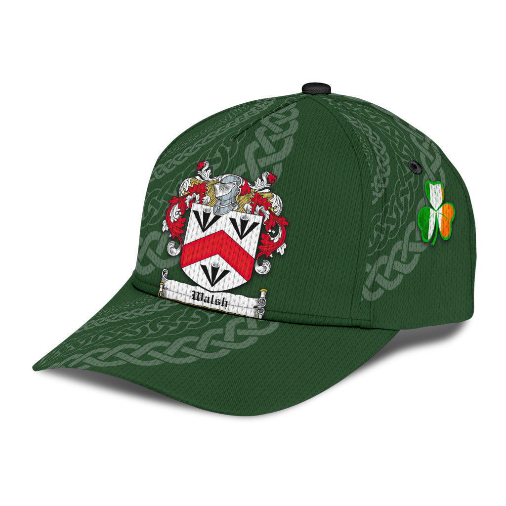 Walsh Coat Of Arms - Irish Family Crest St Patrick'S Day Hat Classic Cap