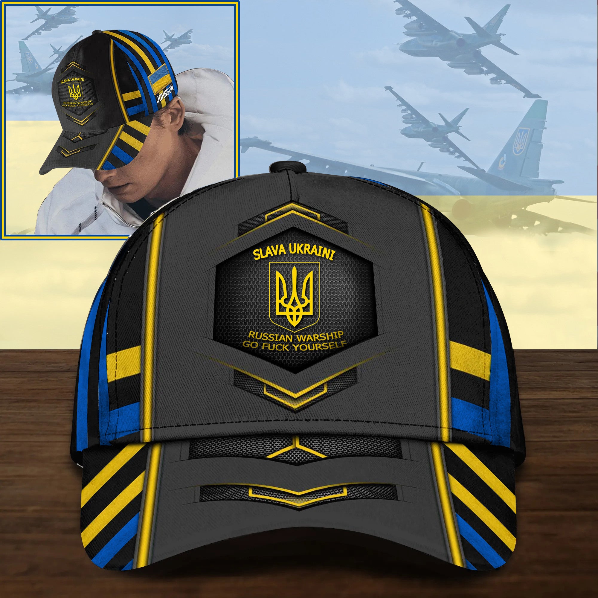 Slava Ukraini Russian Warship Go Yourself Hat Classic Cap
