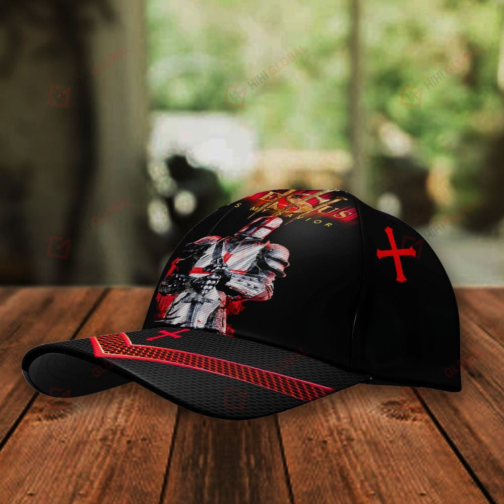Jesus Is My Savior Christ God Knight Classic 3D Cap All Over Printed