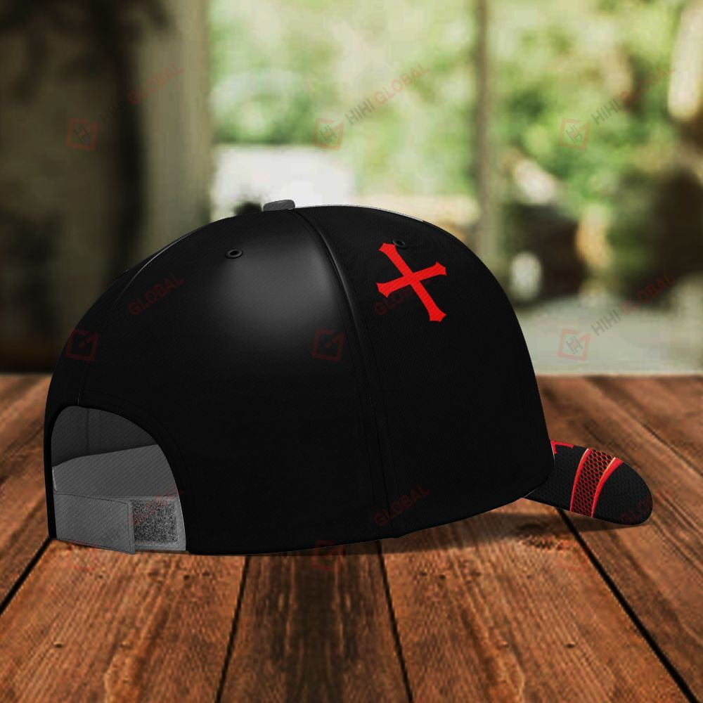 Jesus Is My Savior Christ God Knight Classic 3D Cap All Over Printed