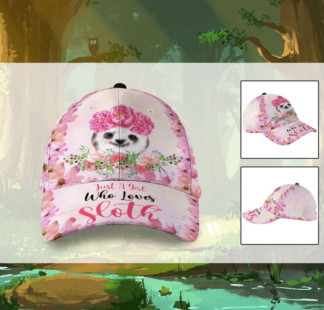 Just A Girl Who Love Sloth Hat Classic Cap
