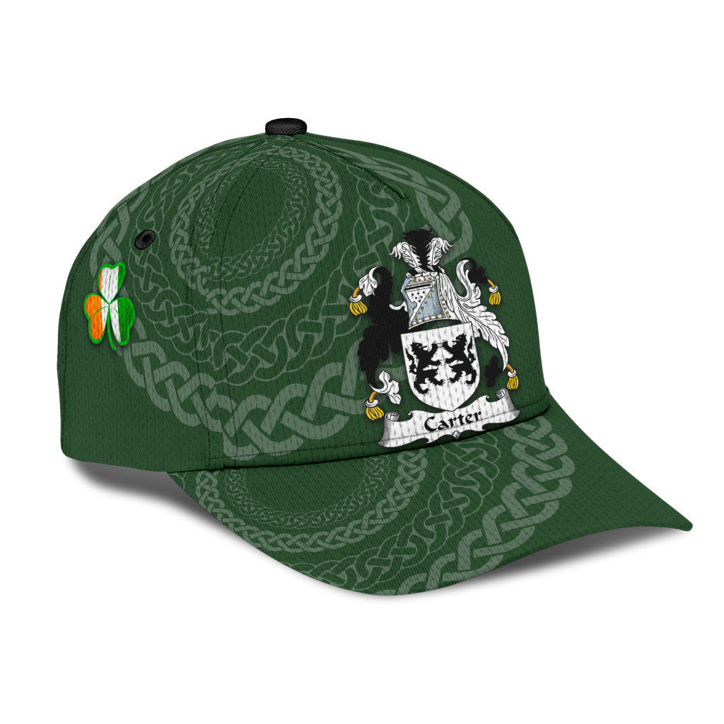 Carter Coat Of Arms - Irish Family Crest St Patrick'S Day Hat Classic Cap