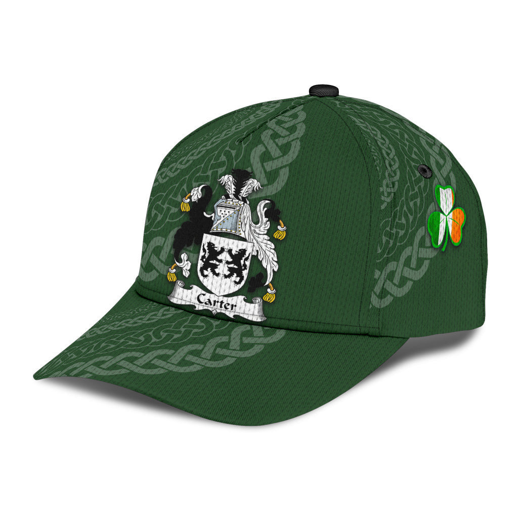 Carter Coat Of Arms - Irish Family Crest St Patrick'S Day Hat Classic Cap