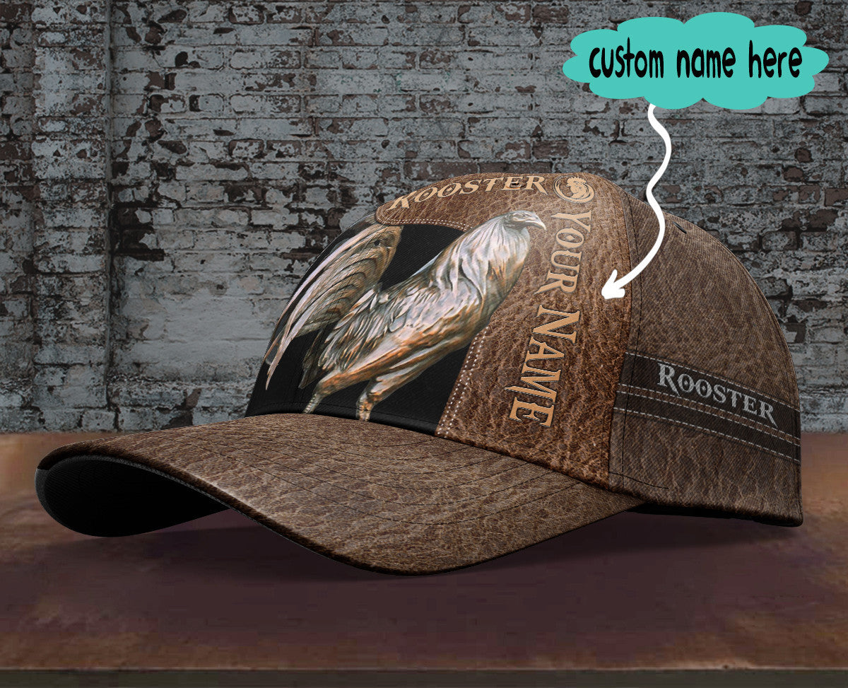 Personalized Custom Name Rooster Cap
