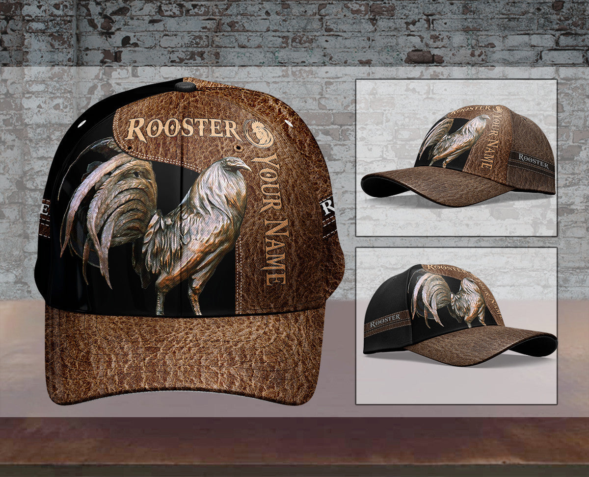 Personalized Custom Name Rooster Cap