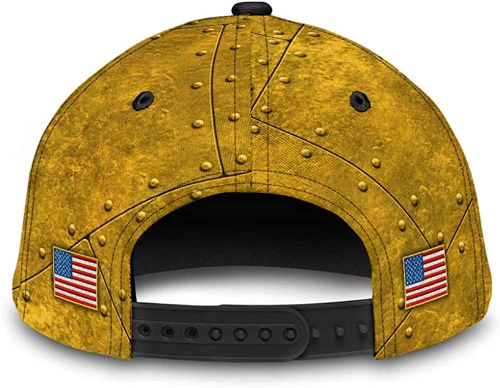 Us School Bus Driver Metal Beautiful 3D Cap, Snapback Cap, Baseball Cap