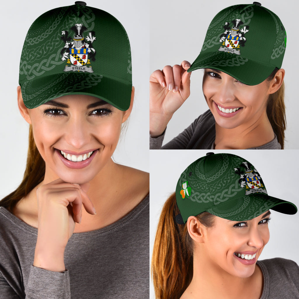 Steele Coat Of Arms - Irish Family Crest St Patrick'S Day Hat Classic Cap