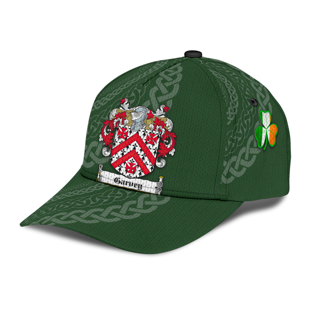 Garvey Coat Of Arms - Irish Family Crest St Patrick'S Day Hat Classic Cap