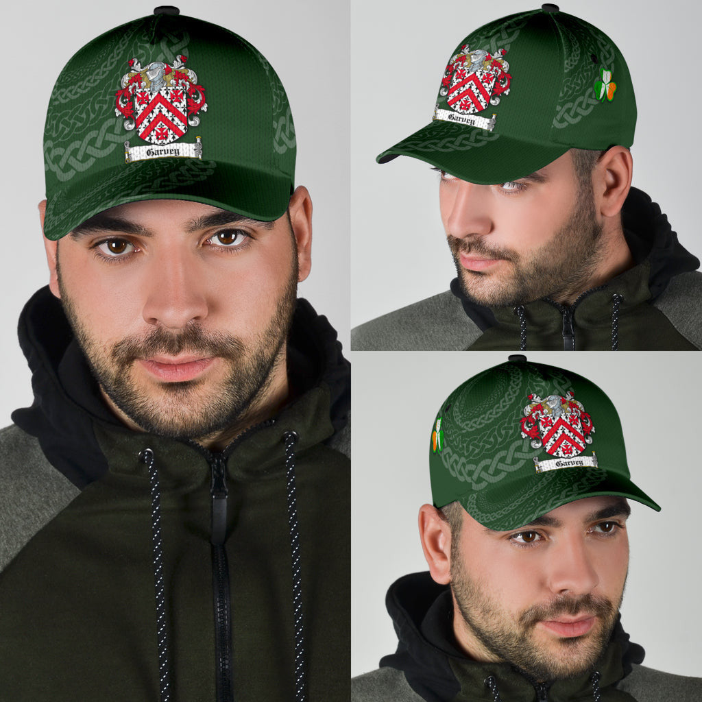 Garvey Coat Of Arms - Irish Family Crest St Patrick'S Day Hat Classic Cap
