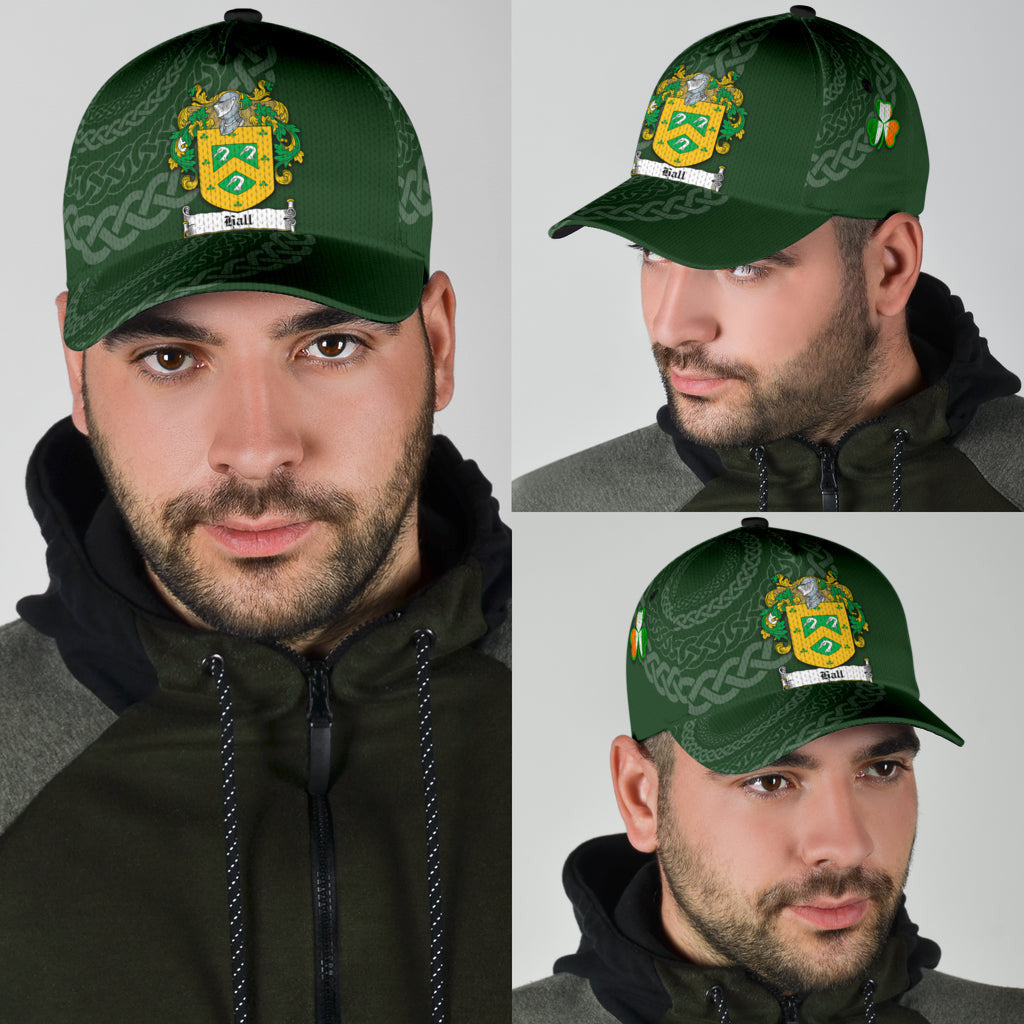 Hall Coat Of Arms - Irish Family Crest St Patrick'S Day Hat Classic Cap