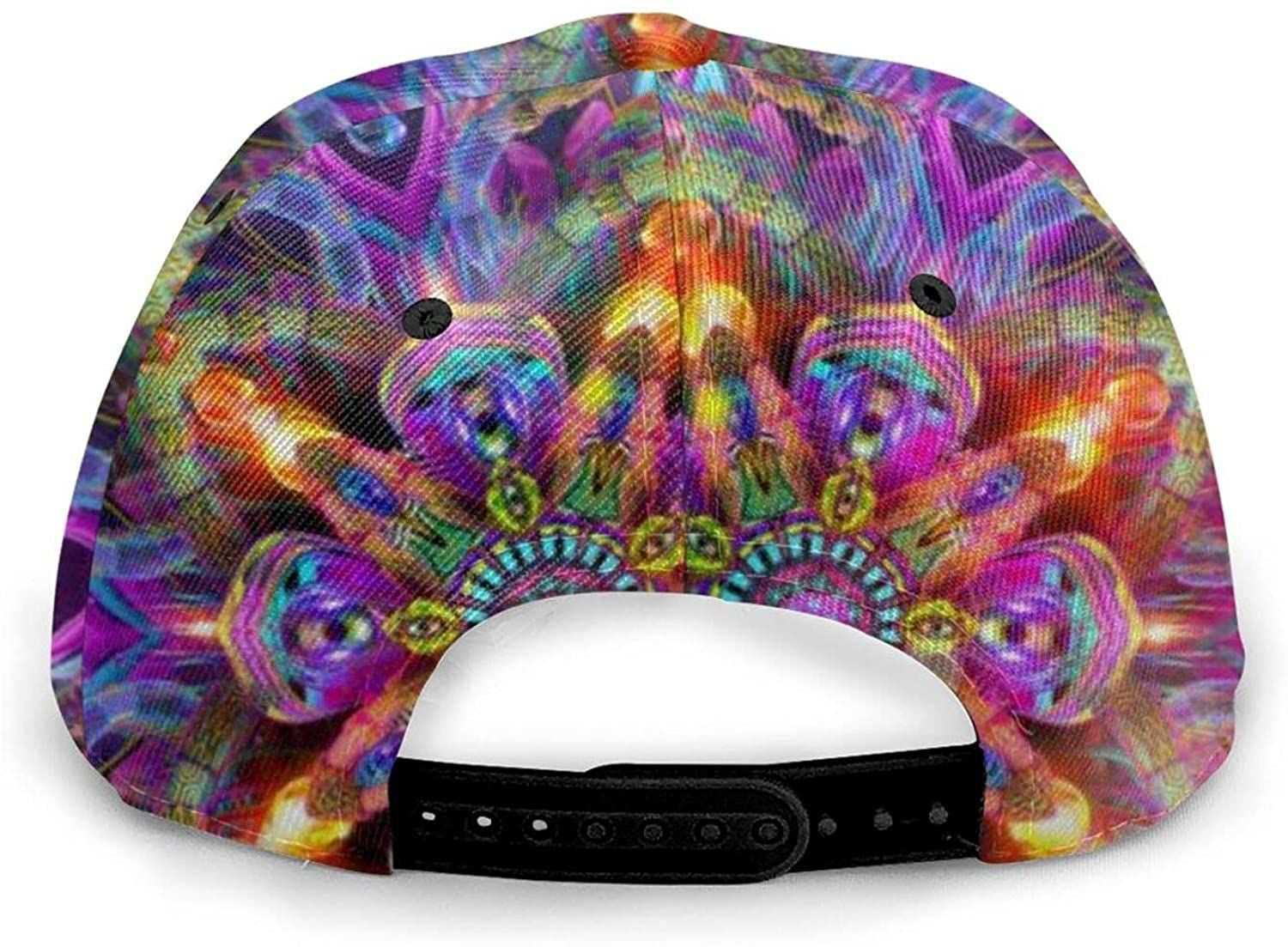 Cool Kaleidoscope Psychedelic Trippy Colorful Adjustable Cap Trucker Hat
