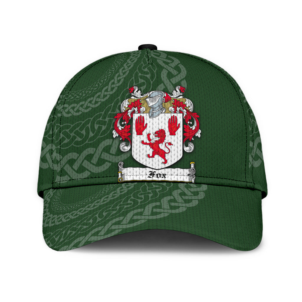 Fox Coat Of Arms - Irish Family Crest St Patrick'S Day Hat Classic Cap