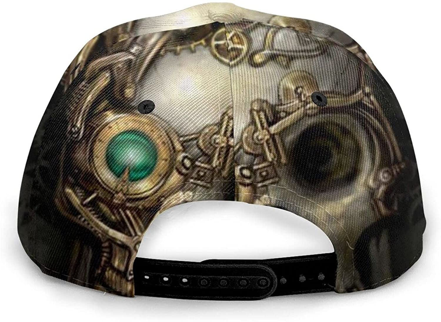 Printing Baseball Cap Skull Gold Green Fashion Hat Classic Cap