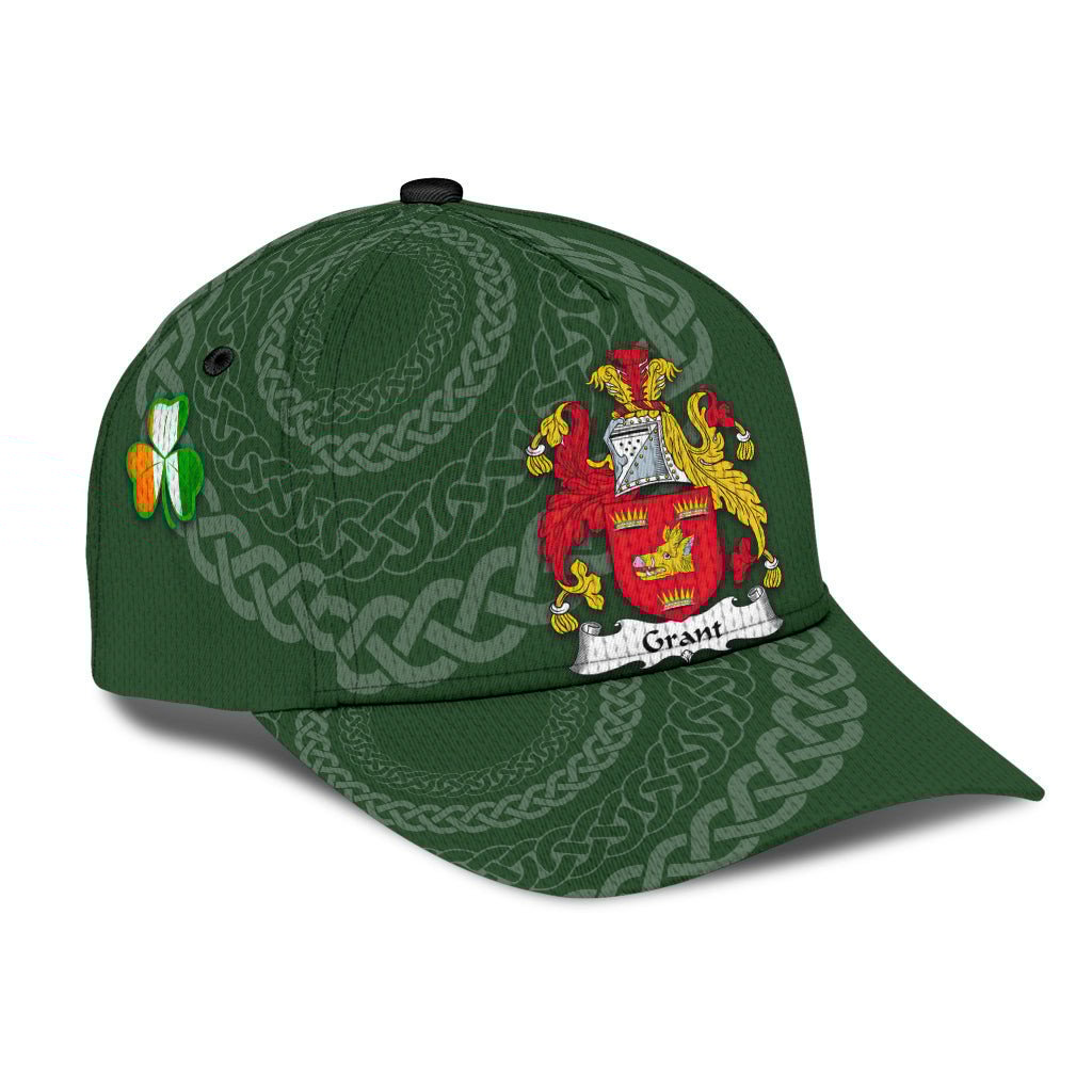 Grant Coat Of Arms - Irish Family Crest St Patrick'S Day Hat Classic Cap