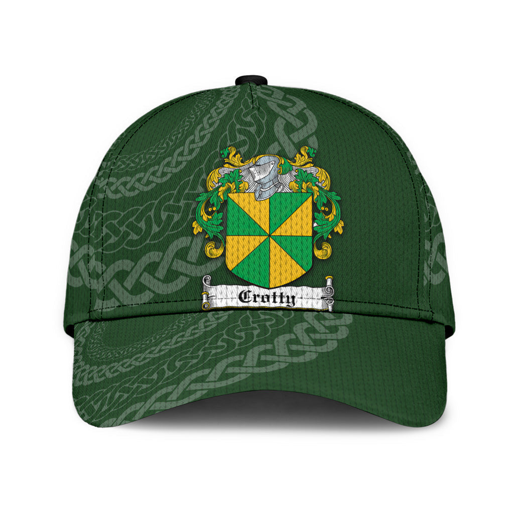 Crotty Coat Of Arms - Irish Family Crest St Patrick'S Day Hat Classic Cap