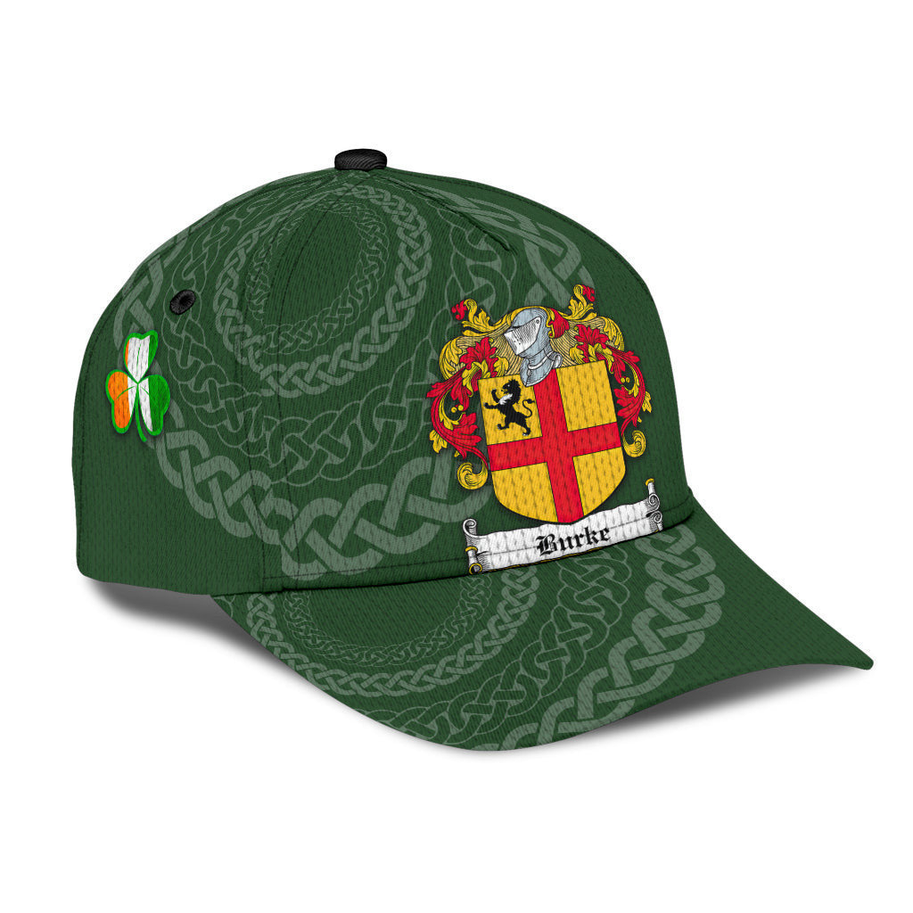 Burke Coat Of Arms - Irish Family Crest St Patrick'S Day Hat Classic Cap