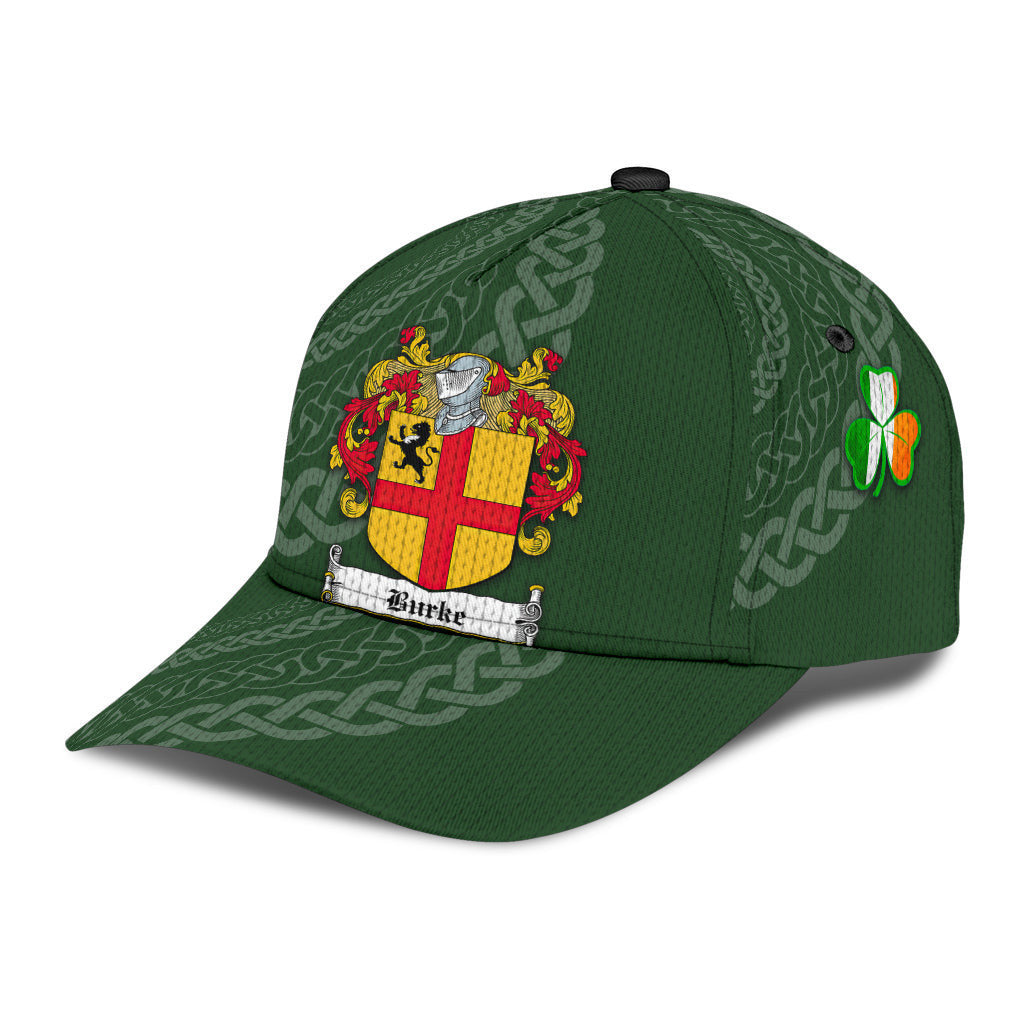 Burke Coat Of Arms - Irish Family Crest St Patrick'S Day Hat Classic Cap