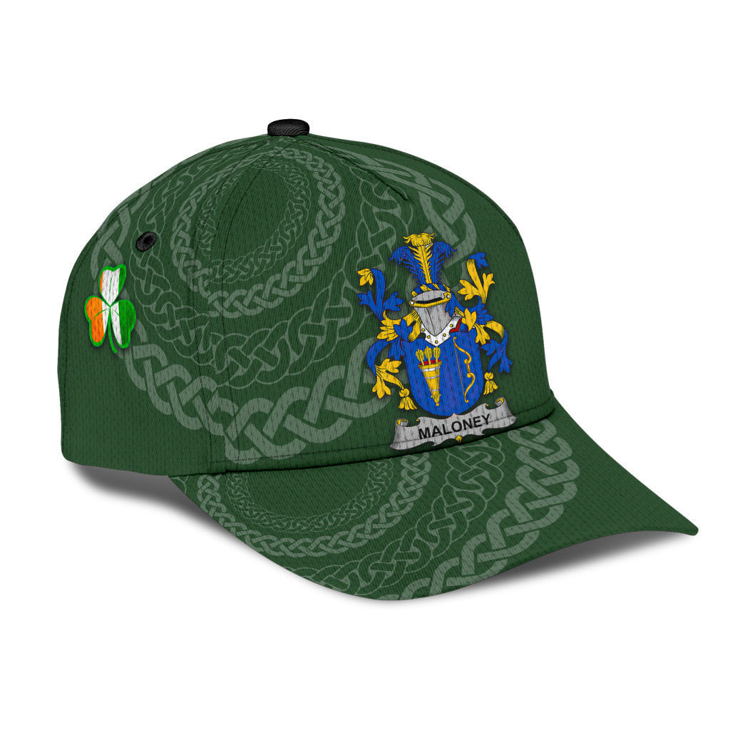 Maloney Coat Of Arms - Irish Family Crest St Patrick'S Day Hat Classic Cap