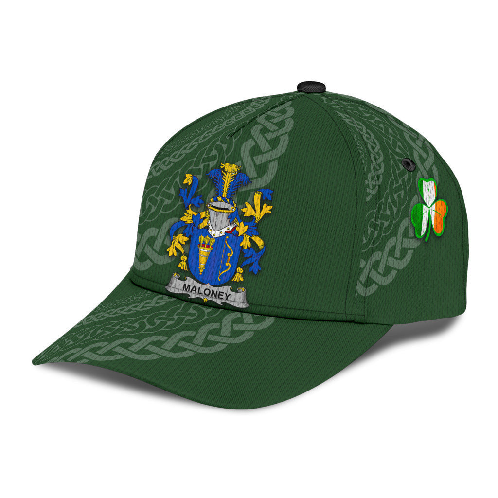 Maloney Coat Of Arms - Irish Family Crest St Patrick'S Day Hat Classic Cap