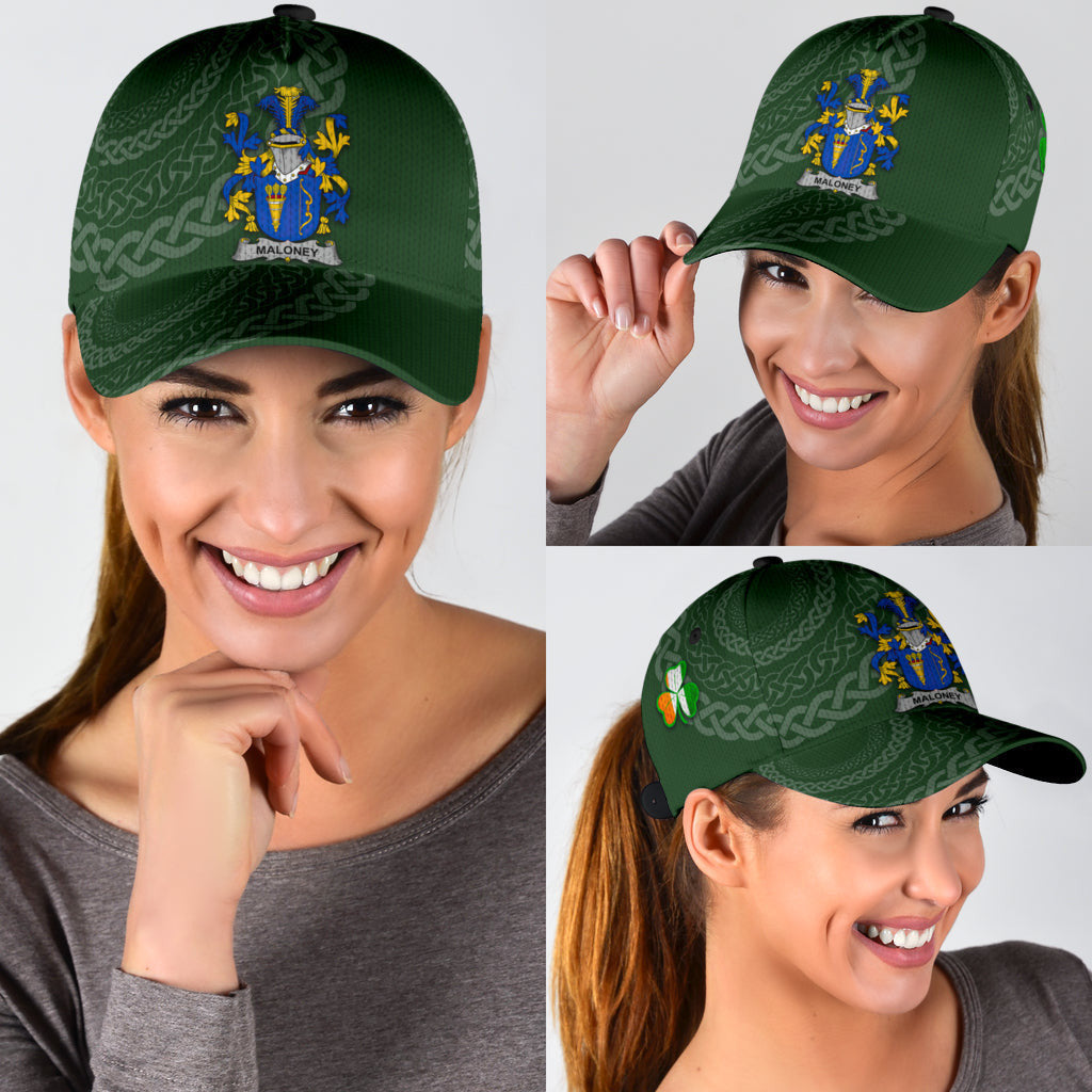Maloney Coat Of Arms - Irish Family Crest St Patrick'S Day Hat Classic Cap