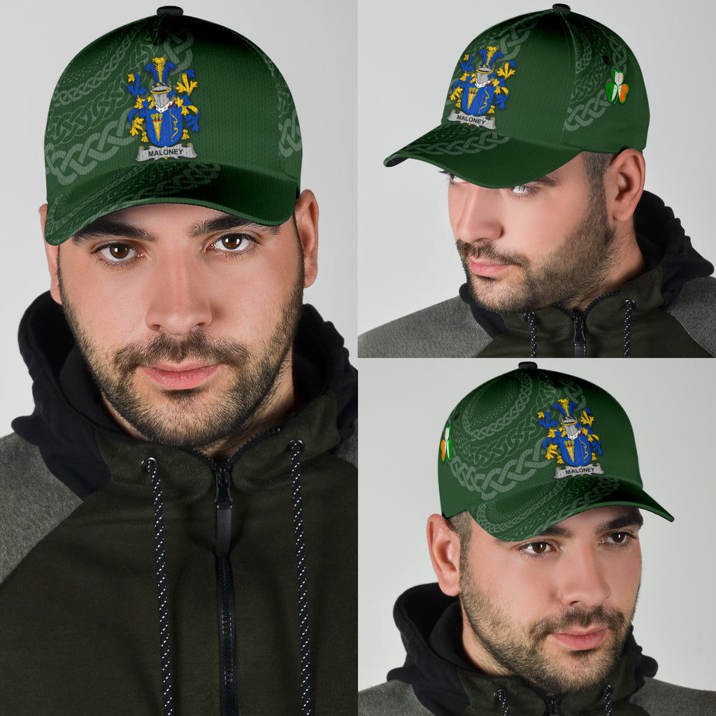 Maloney Coat Of Arms - Irish Family Crest St Patrick'S Day Hat Classic Cap
