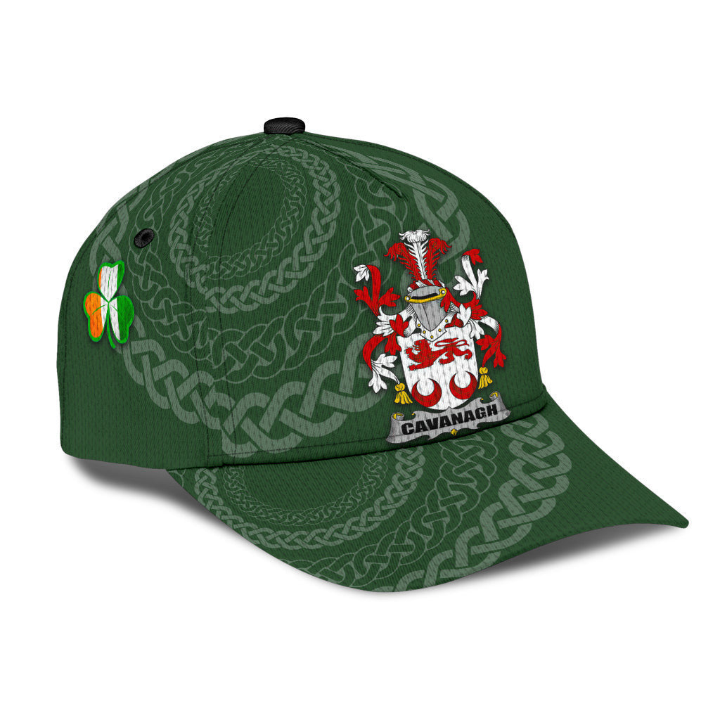 Cavanagh Coat Of Arms - Irish Family Crest St Patrick'S Day Hat Classic Cap