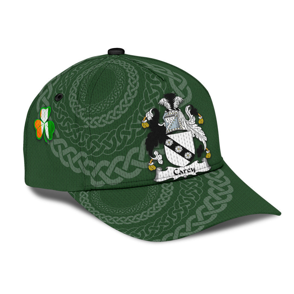 Carey Coat Of Arms - Irish Family Crest St Patrick'S Day Hat Classic Cap