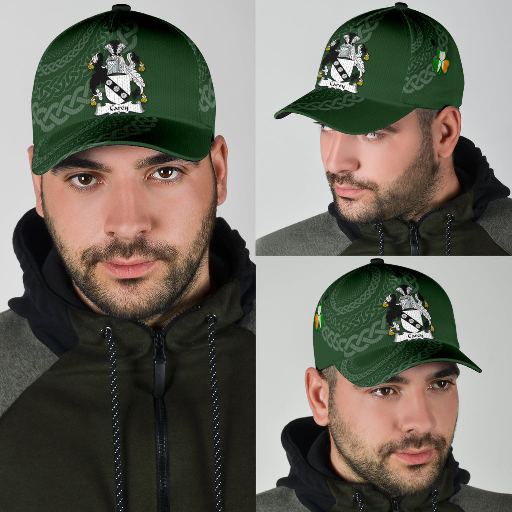 Carey Coat Of Arms - Irish Family Crest St Patrick'S Day Hat Classic Cap