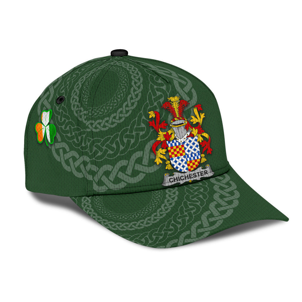 Chichester Coat Of Arms - Irish Family Crest St Patrick'S Day Hat Classic Cap