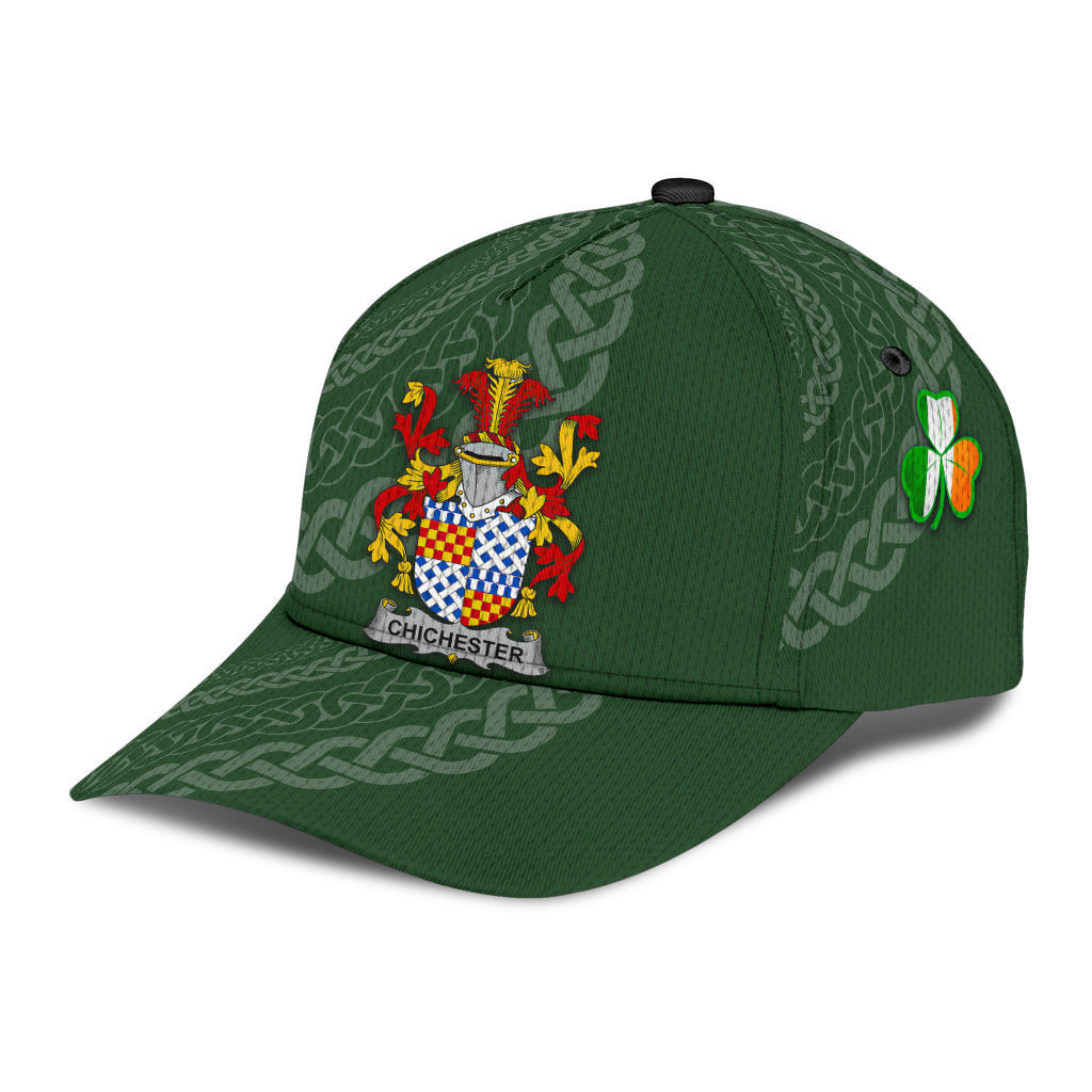 Chichester Coat Of Arms - Irish Family Crest St Patrick'S Day Hat Classic Cap