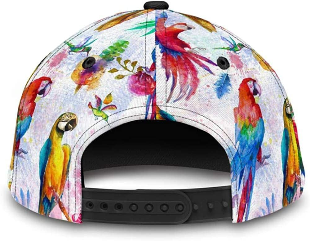 Parr Flower Colorful White 3D Printed Unisex Hat Classic Cap, Snapback Cap, Baseball Cap