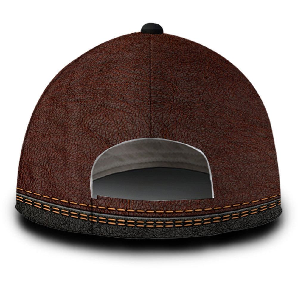 Personalized Custom Name Footprint Golden Retriever Dog Hat Classic Cap