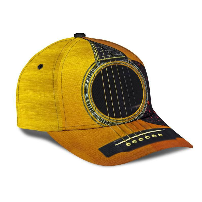 Guitar Gift Hat Classic Cap Strapback Cap, Protect Cap, Human Cap, Trending Cap, American Hat Classic Cap