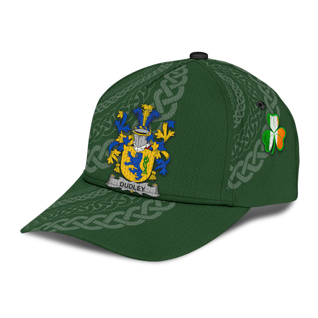 Dudley Coat Of Arms - Irish Family Crest St Patrick'S Day Hat Classic Cap