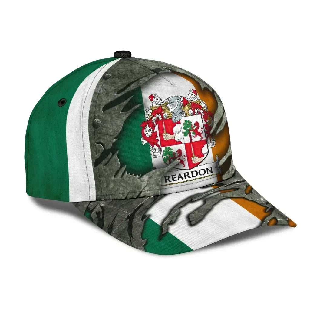 Reardon Coat Of Arms - Irish Family Crest Hat Classic Cap 3D