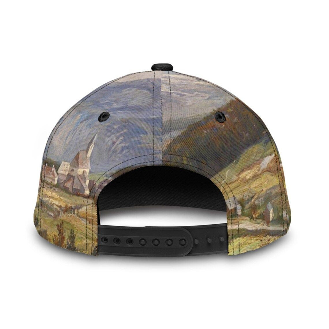 Personalized Custom Name Chicken Vintage Animal Print Hens Roosters Farmer Cap Adults