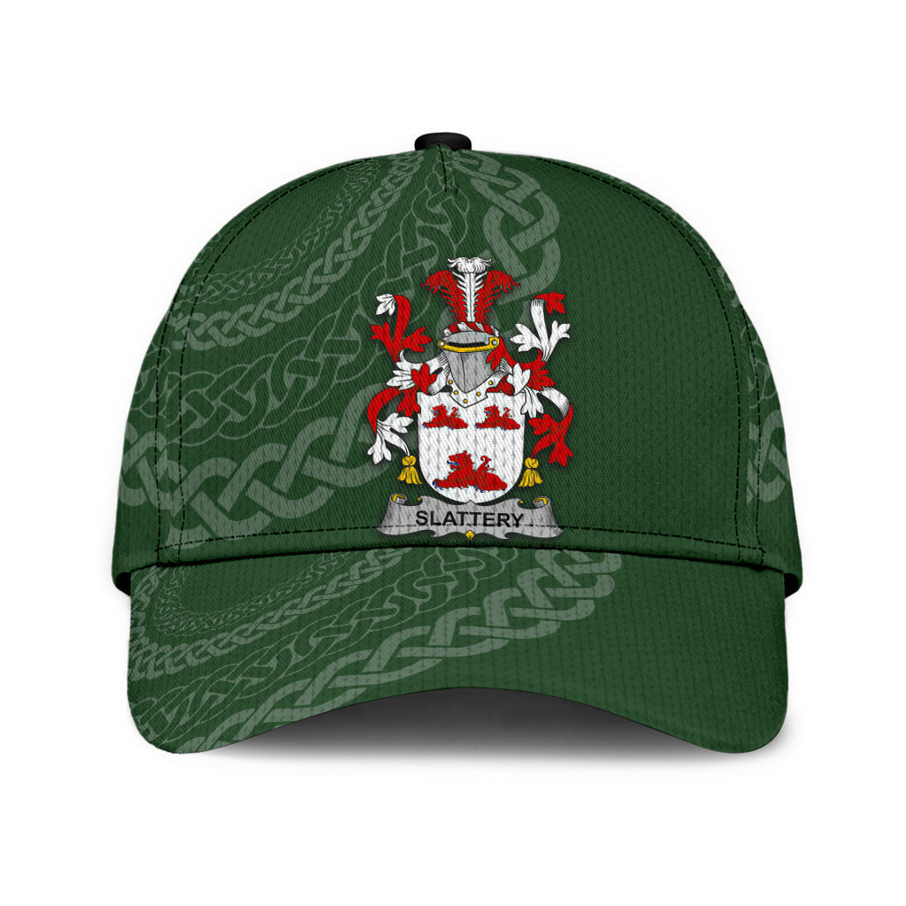 Slattery Coat Of Arms - Irish Family Crest St Patrick'S Day Hat Classic Cap