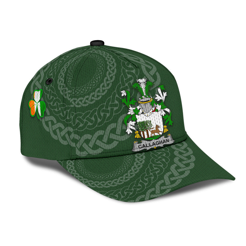 Callaghan Coat Of Arms - Irish Family Crest St Patrick'S Day Hat Classic Cap